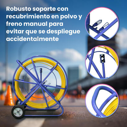 extralink-ex13902-dispensador-de-cable-amarillo