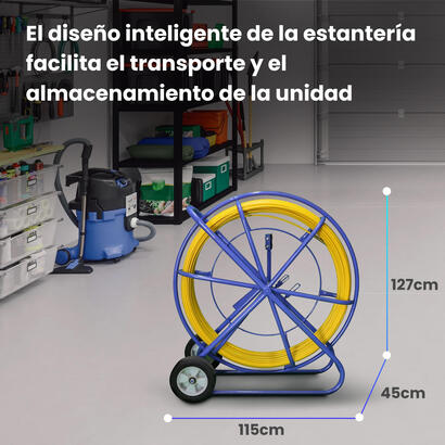 extralink-ex13902-dispensador-de-cable-amarillo