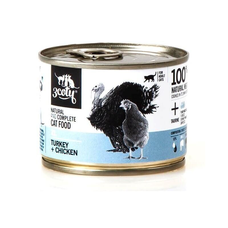 3coty-turkey-chicken-for-adult-cats-180g
