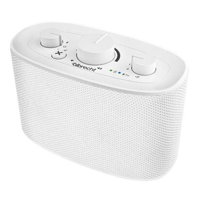albrecht-klaro-altavoz-portatil-estereo-blanco-4-w