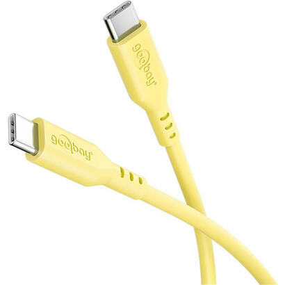 goobay-usb-c-silicone-cable-15-m-yellow