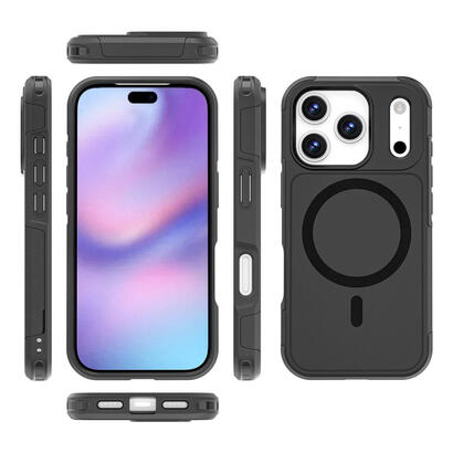 4smarts-defend-funda-para-iphone-17-pro-16-cm-63-bumper-negro