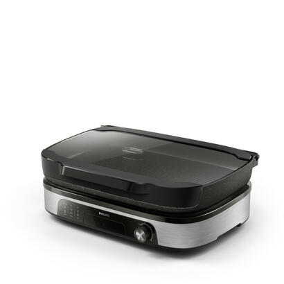 philips-hd6212-90-table-grill-with-glass-lid-black-stainless-steel