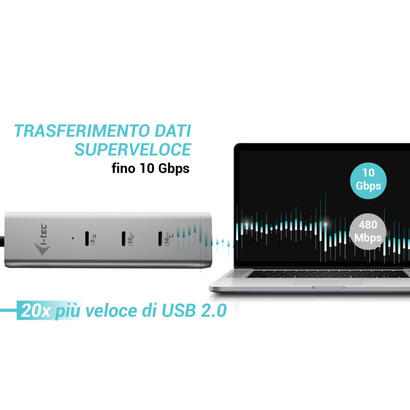 hub-i-tec-usb-c-charging-metal-5port-with-usb-c-video-8k-1xusb-c-video-data-1xusb-c-pd-data-1xusb-c-32-gen1-2xusb-c-32-gen2-pd85