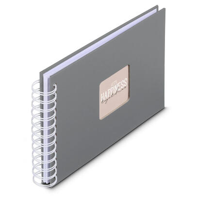 hama-00009836-album-de-foto-y-protector-gris-50-hojas-10-x-15-encuadernacion-espiral