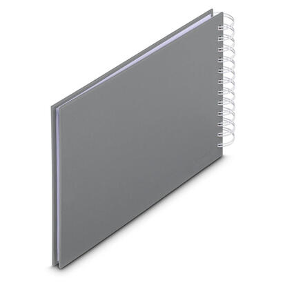 hama-00009836-album-de-foto-y-protector-gris-50-hojas-10-x-15-encuadernacion-espiral