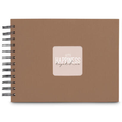 hama-00009851-album-de-foto-y-protector-marron-50-hojas-10-x-15-encuadernacion-espiral