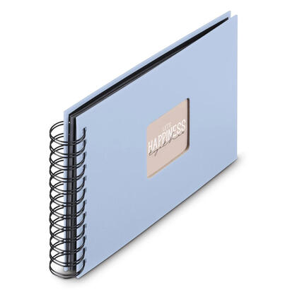 hama-00009863-album-de-foto-y-protector-azul-50-hojas-encuadernacion-espiral