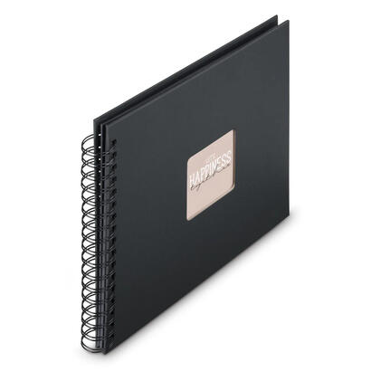 hama-00009834-album-de-foto-y-protector-negro-100-hojas-10-x-15-encuadernacion-espiral