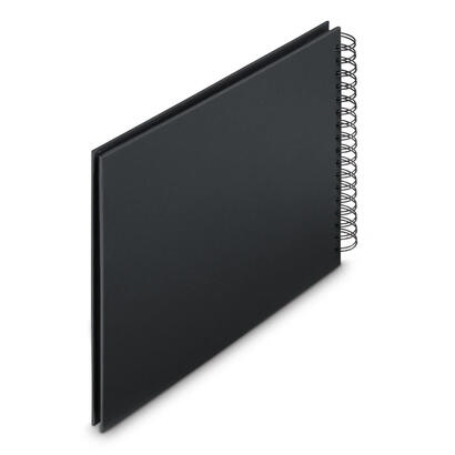 hama-00009834-album-de-foto-y-protector-negro-100-hojas-10-x-15-encuadernacion-espiral