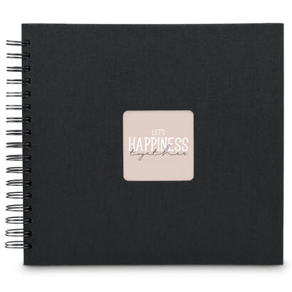 hama-00009834-album-de-foto-y-protector-negro-100-hojas-10-x-15-encuadernacion-espiral