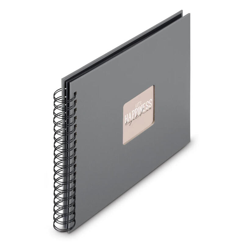 hama-00009840-album-de-foto-y-protector-gris-100-hojas-10-x-15-encuadernacion-espiral