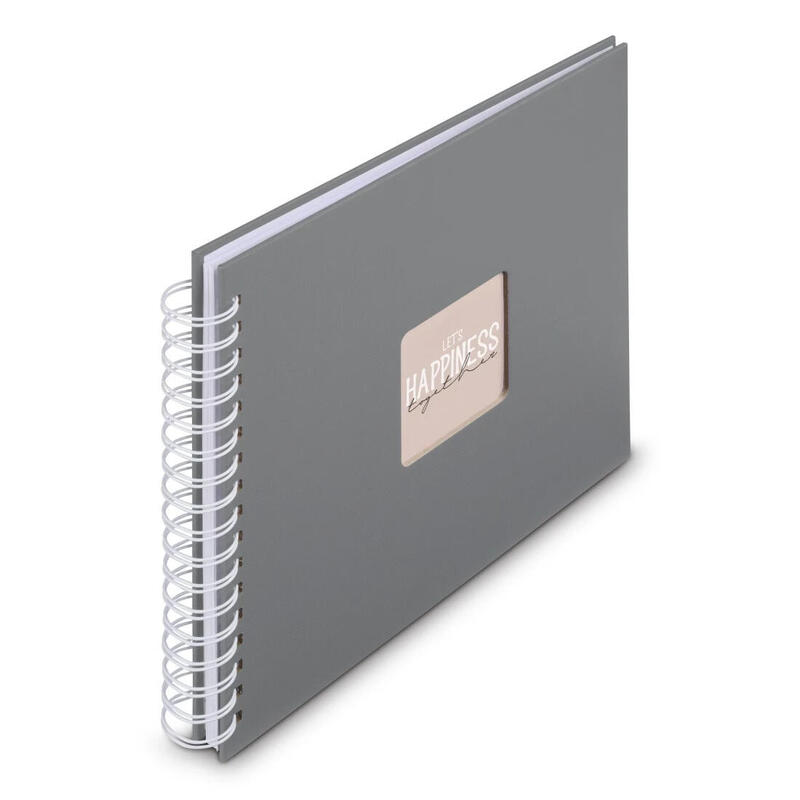 hama-00009837-album-de-foto-y-protector-gris-50-hojas-10-x-15-encuadernacion-espiral