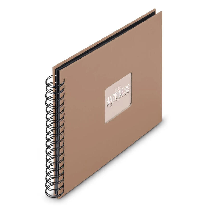 hama-00009852-album-de-foto-y-protector-marron-100-hojas-encuadernacion-espiral