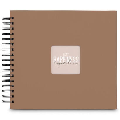 hama-00009852-album-de-foto-y-protector-marron-100-hojas-encuadernacion-espiral
