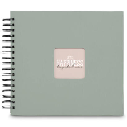 hama-00009870-album-de-foto-y-protector-verde-100-hojas-encuadernacion-espiral