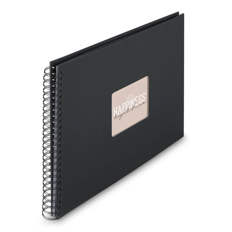 hama-00009835-album-de-foto-y-protector-negro-300-hojas-10-x-15-encuadernacion-espiral