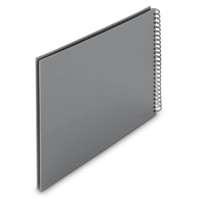 hama-00009841-album-de-foto-y-protector-gris-50-hojas-encuadernacion-espiral