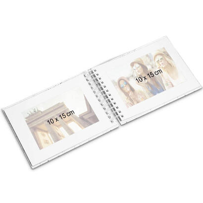 hama-00009841-album-de-foto-y-protector-gris-50-hojas-encuadernacion-espiral