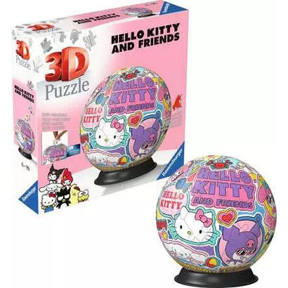 puzzle-3d-kula-72-elementy-hello-kitty