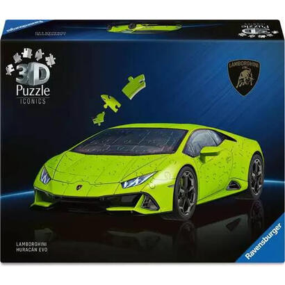 puzzle-3d-158-elementow-samochod-lamborghini-huracan-evo-verde