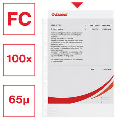 esselte-fundas-multitaladro-16-pp-piel-de-naranja-folio-60-micras-basica-paquete-de-100