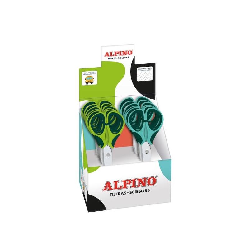 pack-de-12-unidades-alpino-colorfull-tijera-escolar-13cm-acero-inoxidable-punta-roma-colores-surtidos