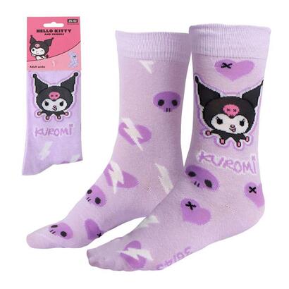 pack-de-6-unidades-calcetines-kuromi-hello-kitty