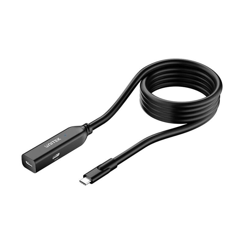 unitek-kabel-przedluzajacy-usb-c-10-gbps-5m-negro