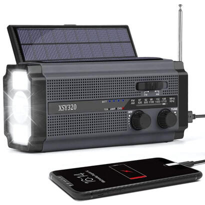 radio-de-emergencia-portatil-5000-mah-gris-y-negro