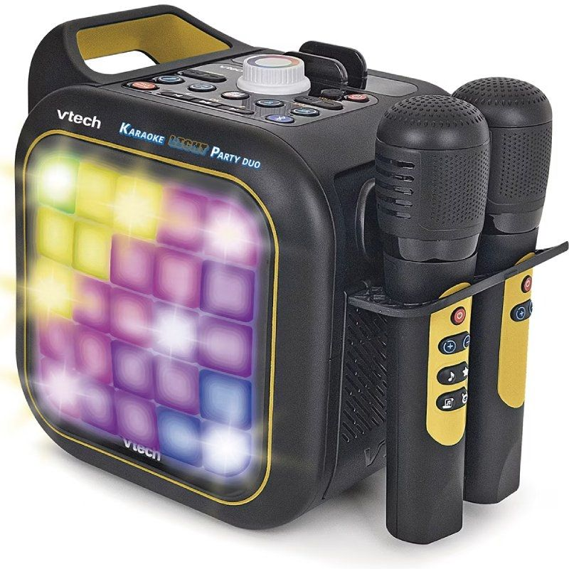altavoz-con-bluetooth-vtech-karaoke-light-party-duo-golden-edition-incluye-2-microfonos