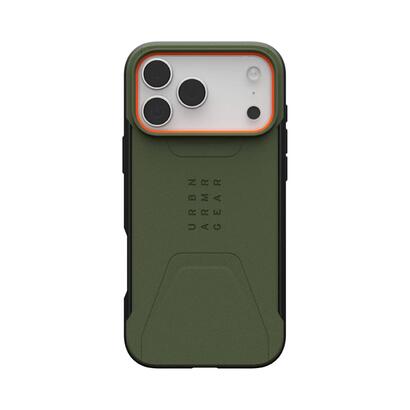 uag-funda-civilian-oliva-naranja-apple-iphone-17-pro-max