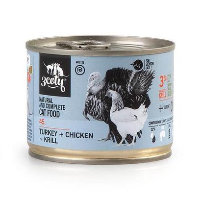 3coty-turkey-chickenkrill-for-senior-cats-180g