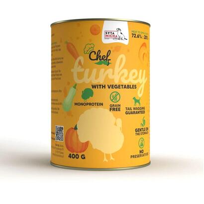 syta-micha-chef-pavo-con-verduras-comida-humeda-para-perro-400g
