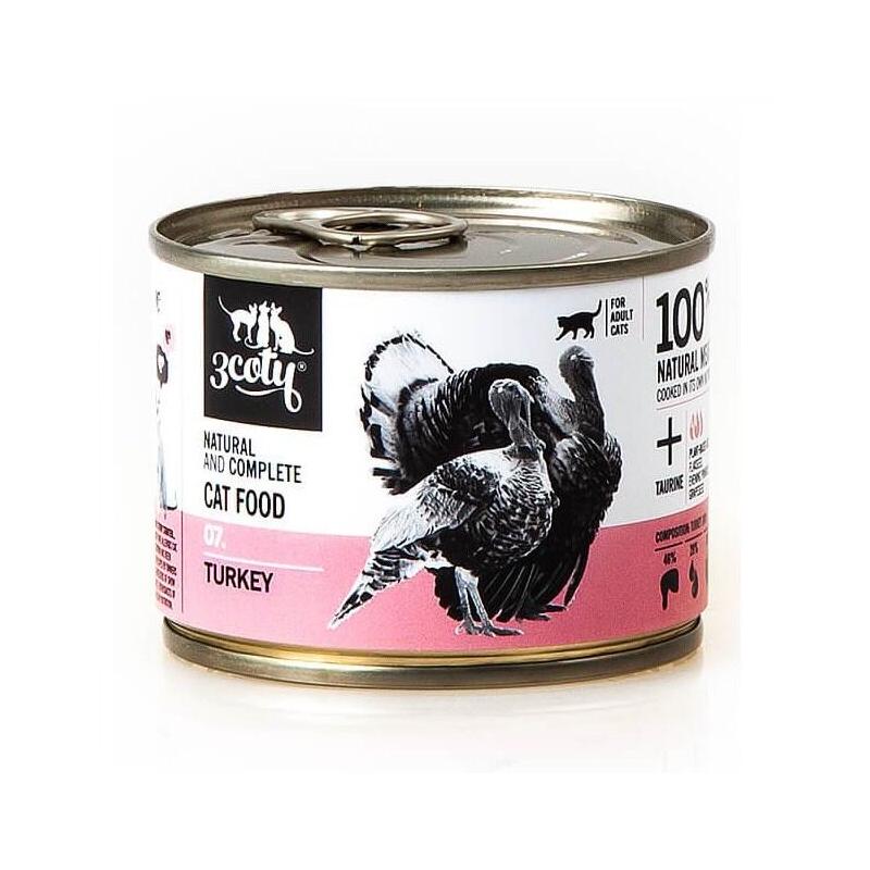 3coty-turkey-for-adult-cats-180g