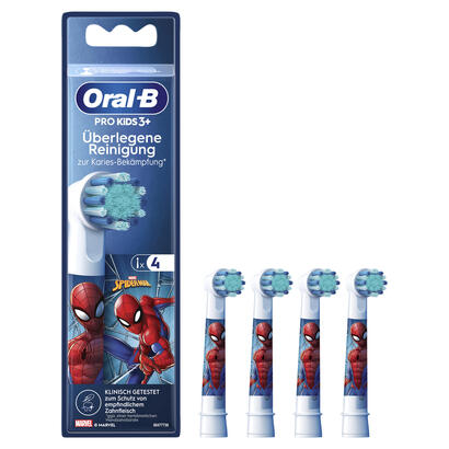 oral-b-oral-b-pro-kids-spiderman-4-cabezal-de-cepillo-blanco