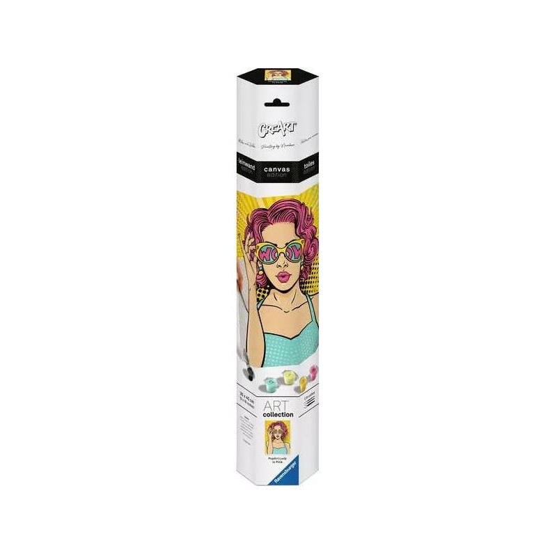 ravensburger-creart-art-collection-leinwand-edition-lady-in-rosa-popart-25857