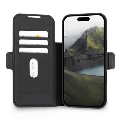 dbramante1928-oslo-pro-funda-con-tapa-para-telefono-movil-poliuretano-pu-plastico-negro-para-apple-iphone-17-pro-max