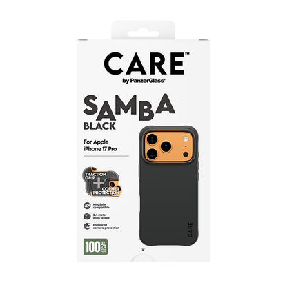 panzerglass-care-by-samba-case-black-w-magsafe-iphone-17-pro-funda-para-apple-iphone-17-pro-negro