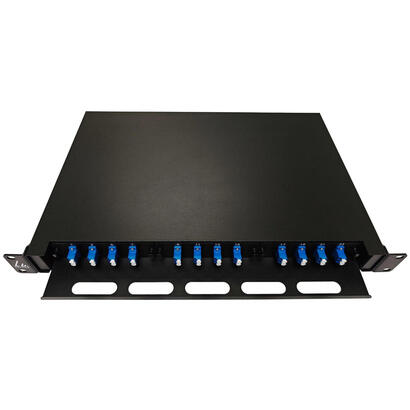 fiber-optic-sliding-panel-odf-1u-lc-sm-os2-24-cores