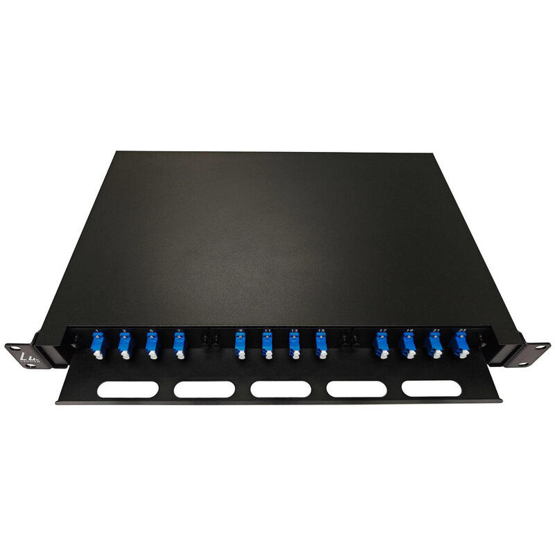 fiber-optic-sliding-panel-odf-1u-lc-sm-os2-24-cores