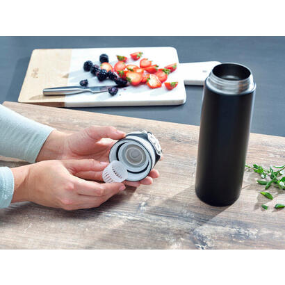 leifheit-03271-taza-de-viaje-600-ml-negro-acero-inoxidable