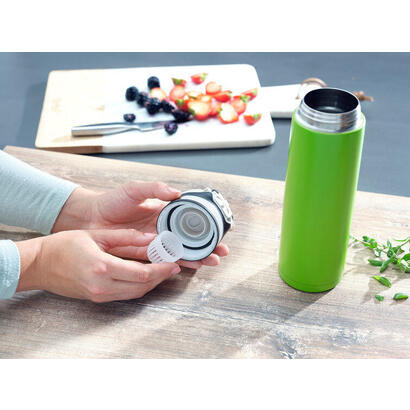 leifheit-03277-taza-de-viaje-600-ml-negro-verde-acero-inoxidable
