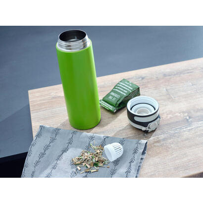 leifheit-03277-taza-de-viaje-600-ml-negro-verde-acero-inoxidable
