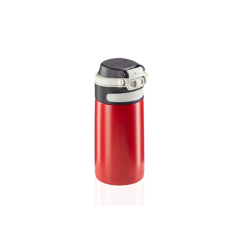 leifheit-03245-taza-de-viaje-350-ml-negro-rojo-acero-inoxidable
