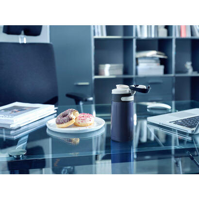 leifheit-03247-taza-de-viaje-350-ml-negro-azul-acero-inoxidable