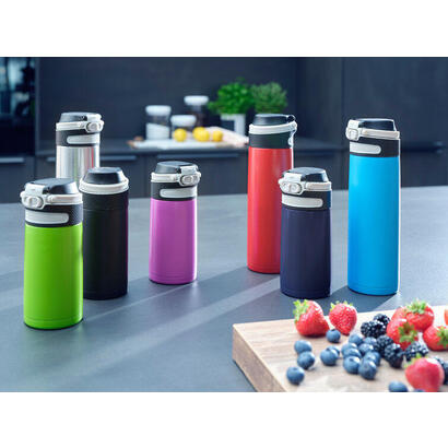 leifheit-03247-taza-de-viaje-350-ml-negro-azul-acero-inoxidable