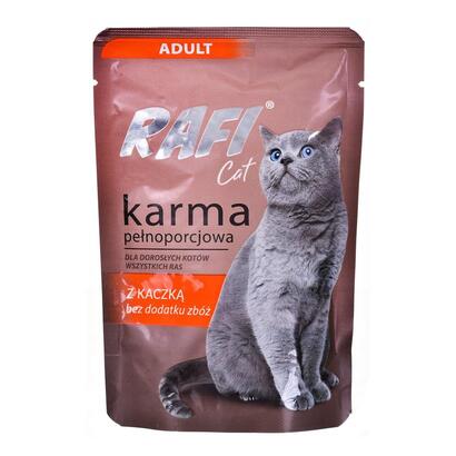 dolina-noteci-rafi-cat-adult-con-pato-comida-humeda-para-gatos-100g