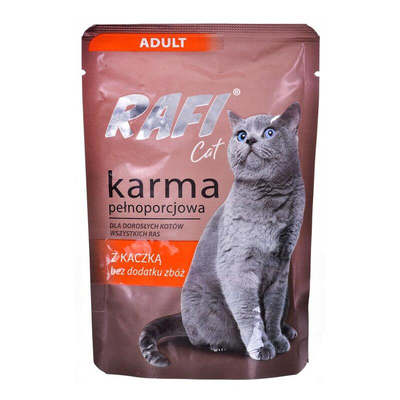 dolina-noteci-rafi-cat-adult-con-pato-comida-humeda-para-gatos-100g