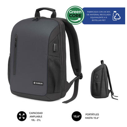 mochila-subblim-xpand-air-padding-backpack-para-portatiles-hasta-156-puerto-usb-negro